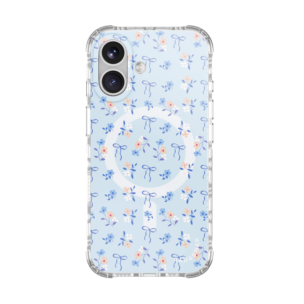 Cottage Bloom｜Blue MagSafe Phone Case