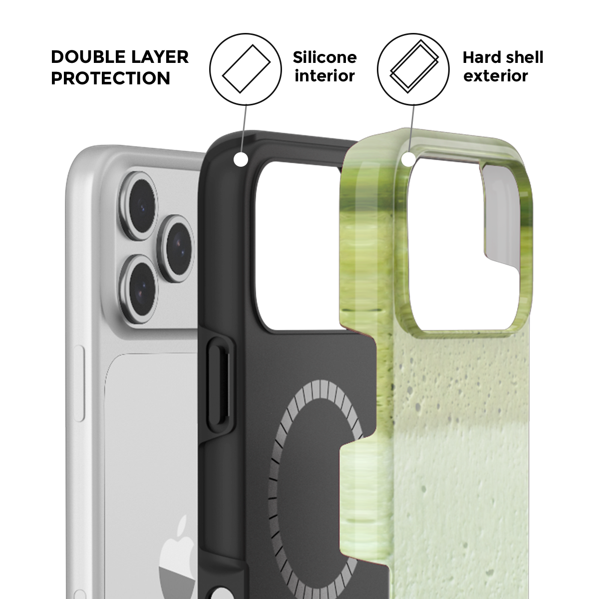 Ice Cream Cake MagSafe Phone Case Grip Set