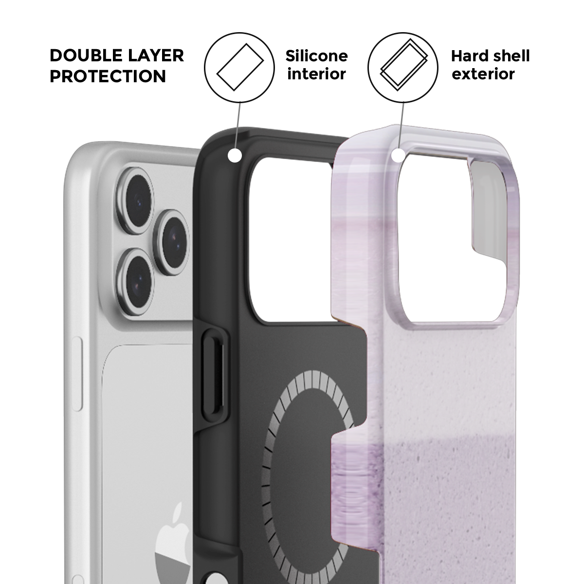 Ice Cream Cake MagSafe Phone Case Grip Set