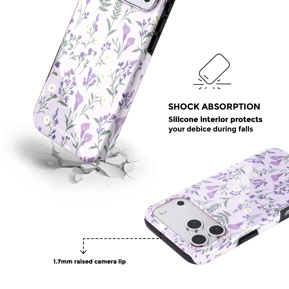 Lilac Ditsy MagSafe Phone Case