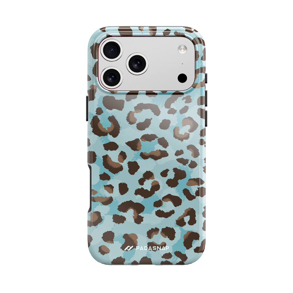 Blue Leopard MagSafe Phone Case