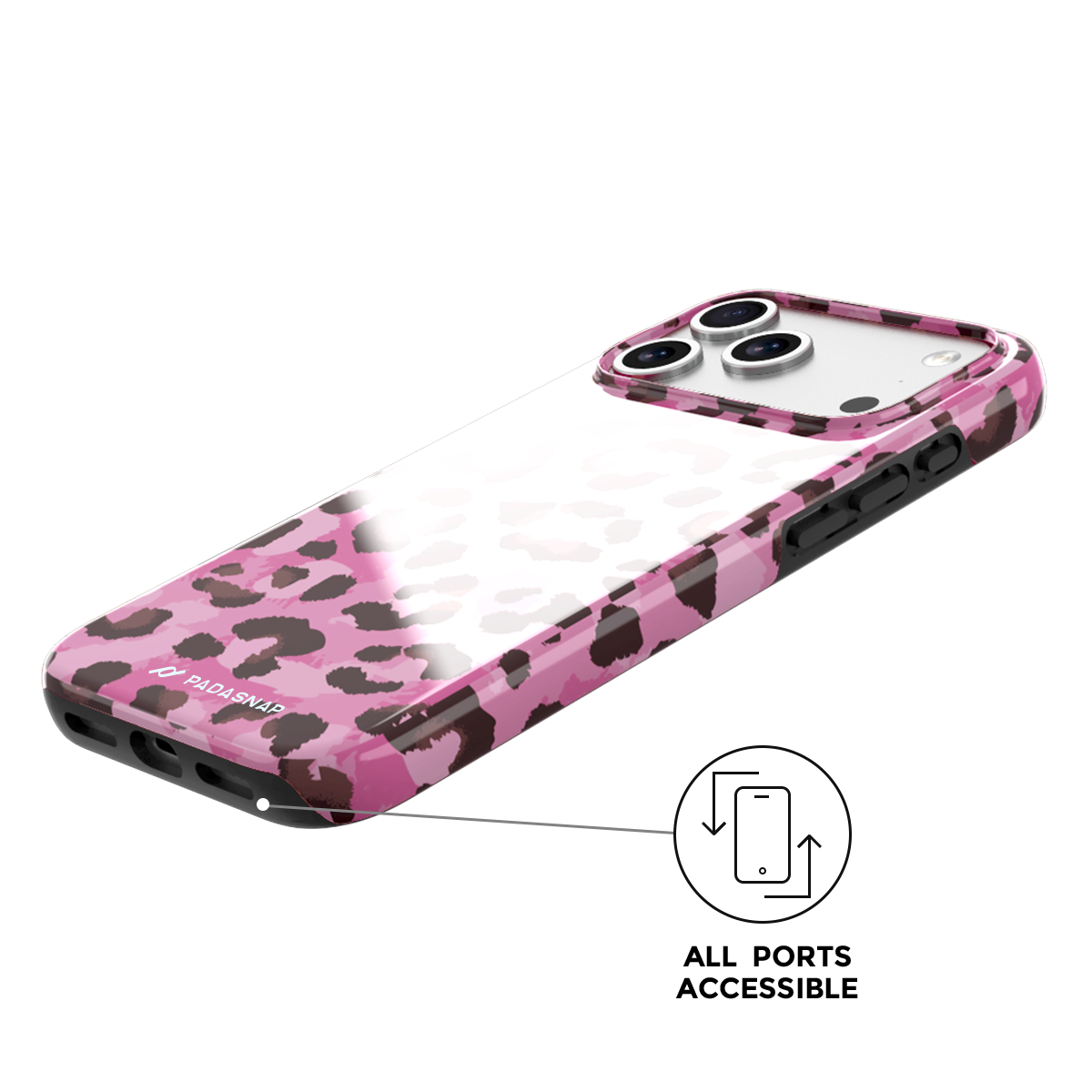 Leopard MagSafe Phone Case Grip Set