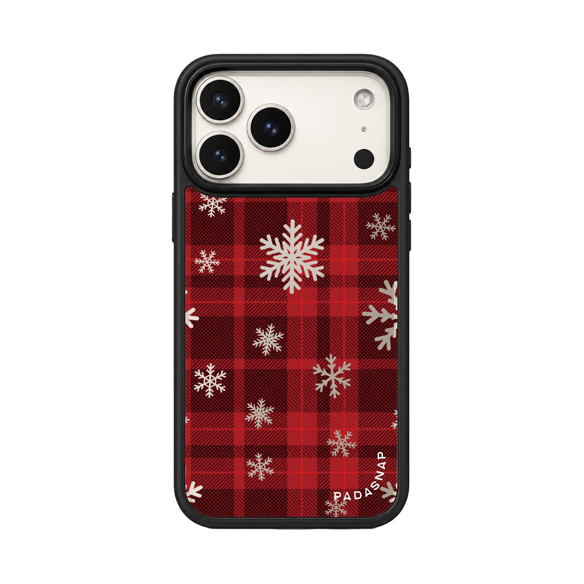 Snowy Tartan Mirror MagSafe Phone Case