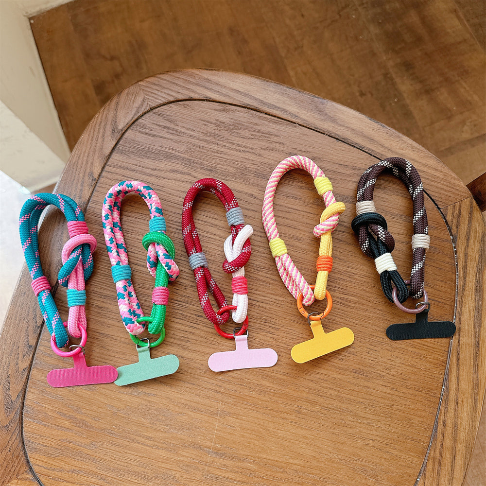 Color Knot | CottonCandyRope Phone Charm