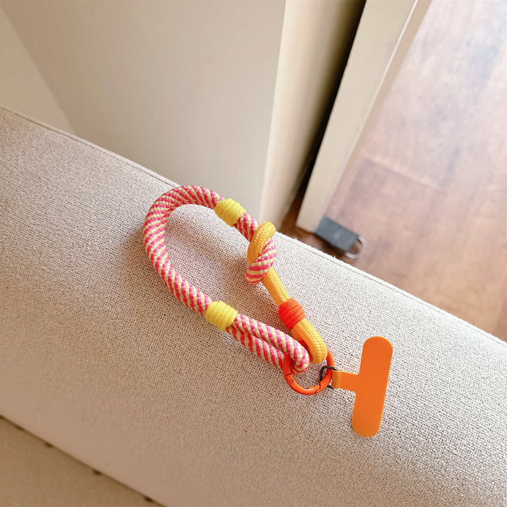 Color Knot | CottonCandyRope Phone Charm