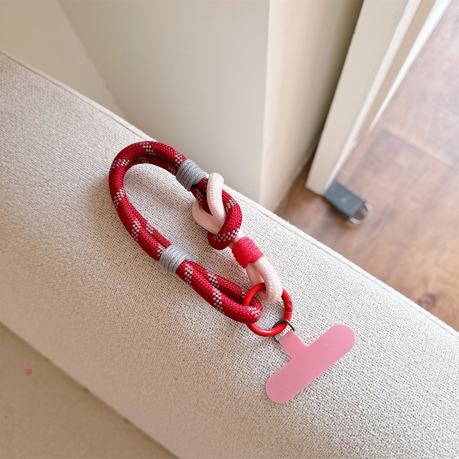 Color Knot | CottonCandyRope Phone Charm