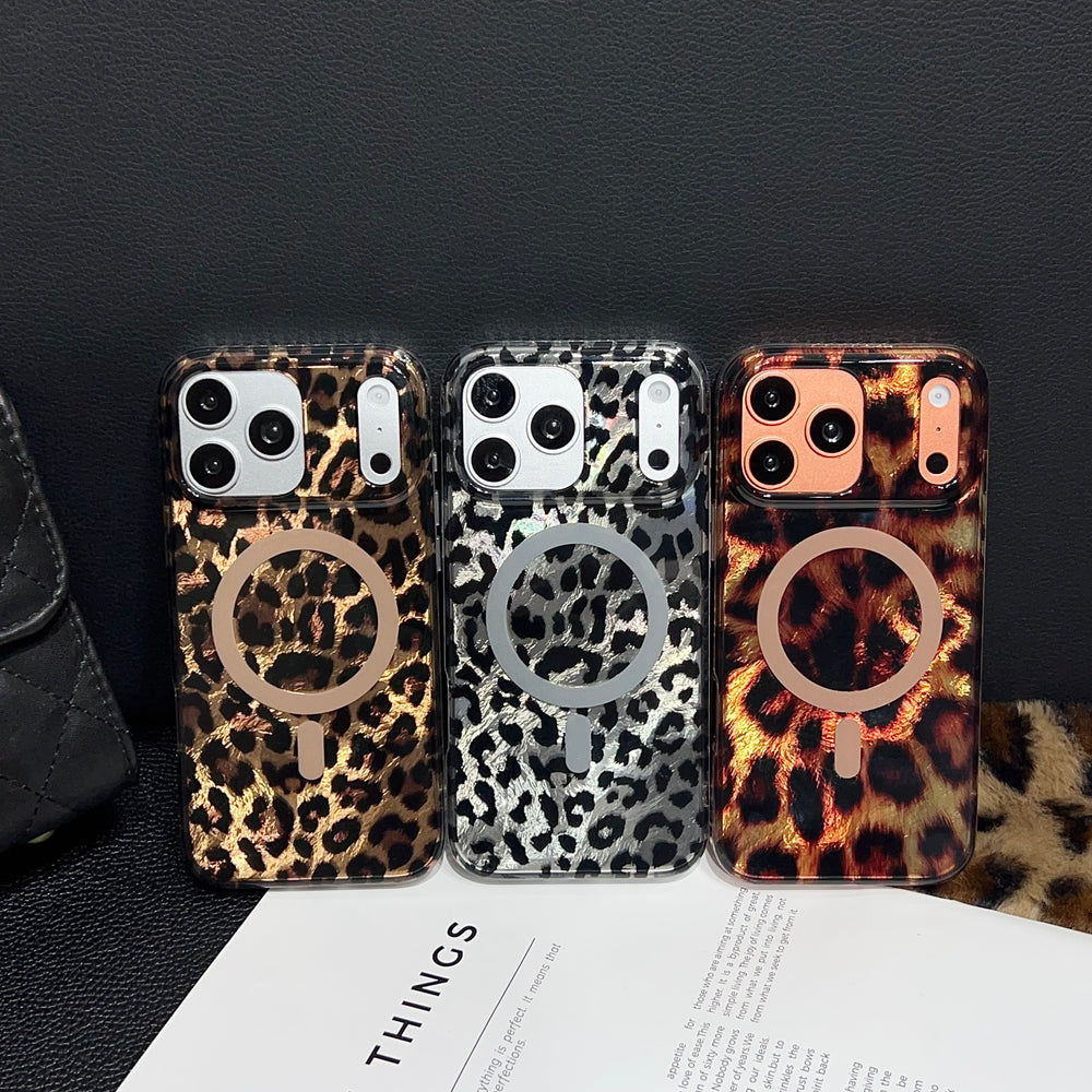 Cool Leopard | Silver MagSafe Phone Case