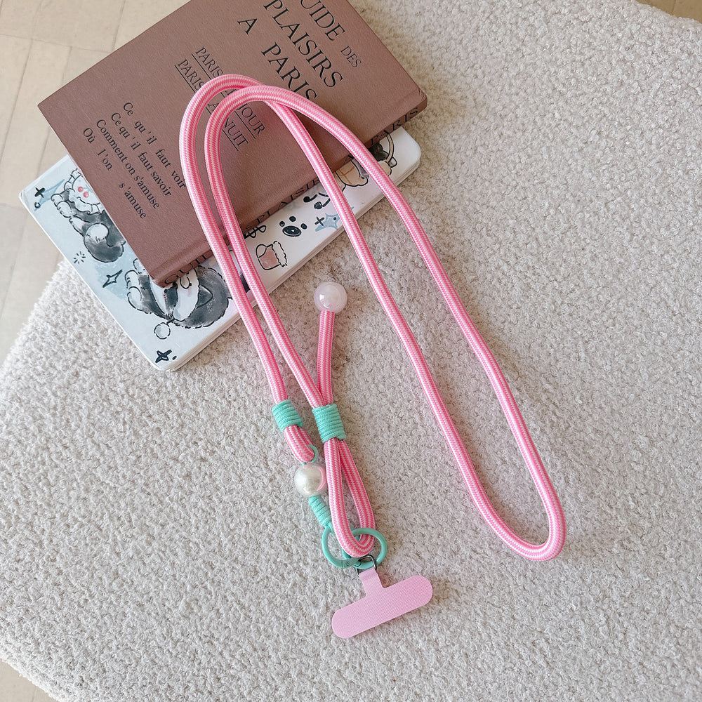 Dopamine Pearl Strap | StripeLoom Phone Charm