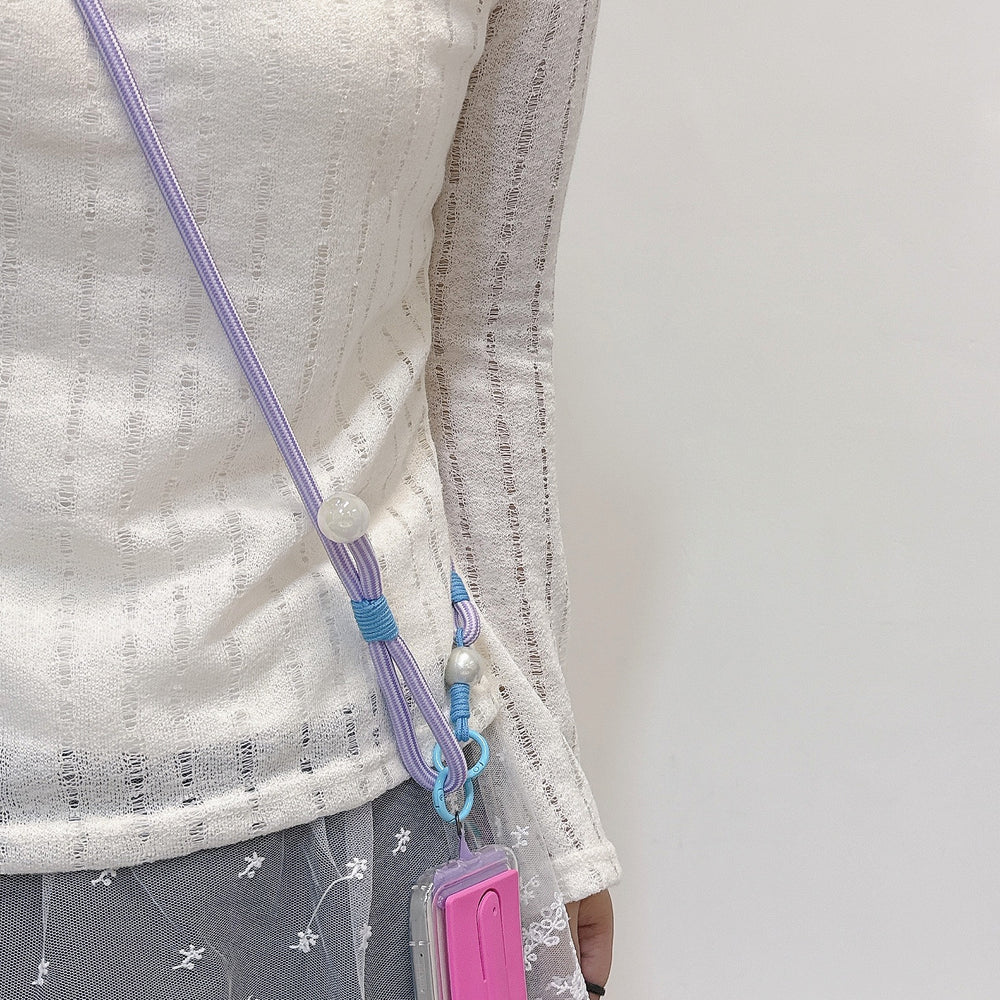 Dopamine Pearl Strap | StripeLoom Phone Charm