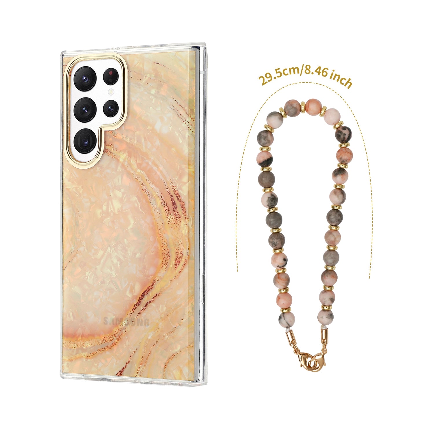 Shell Pattern Phone Case Charms Set For Samsung