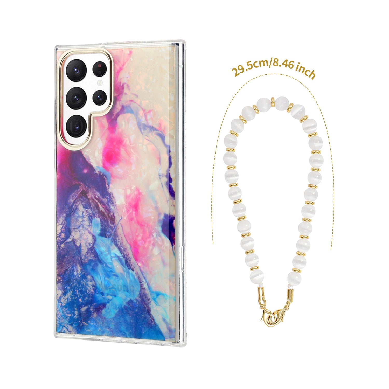 Shell Pattern Phone Case Charms Set For Samsung