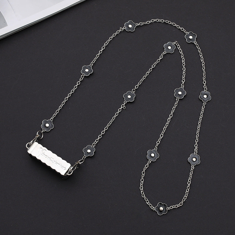 Metal Phone Clip Crossbody Lanyard