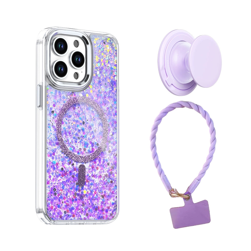 All That Glitter | MagSafe Phone Case Grip Strap With Removable Corners