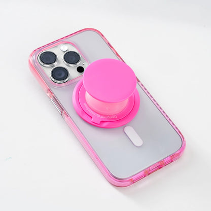 Color Clash Fantasia | Clear MagSafe Phone Case Grip Set