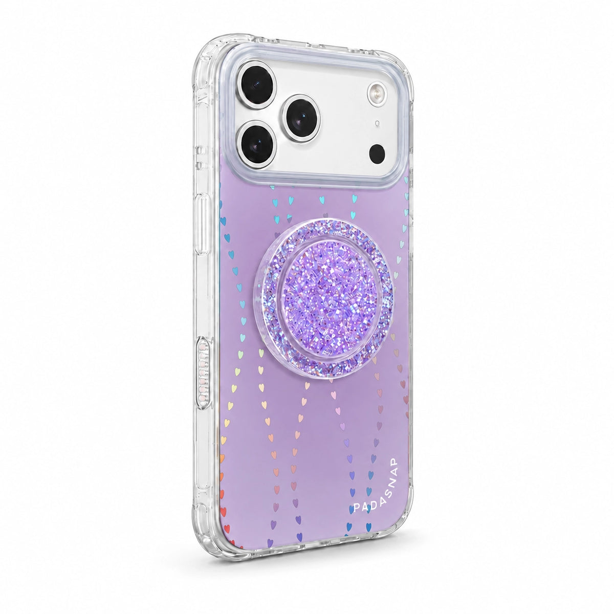 HeartGlow Iridescent MagSafe Phone Case Grip Set