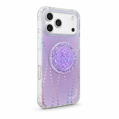 HeartGlow Iridescent MagSafe Phone Case Grip Set