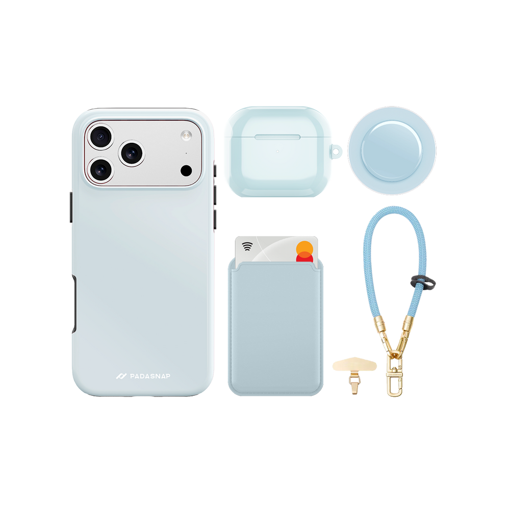 MonoTone Blue iPhone Bundle Set
