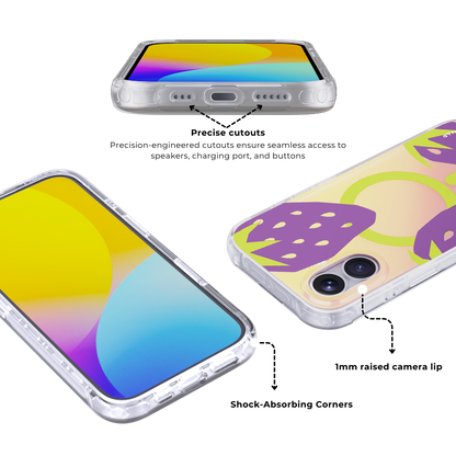 BerryBlast | Purple MagSafe Phone Case