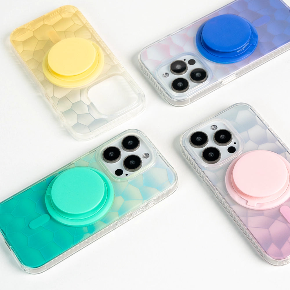 Opalescent Ripple | Colorful MagSafe Phone Case Grip Set