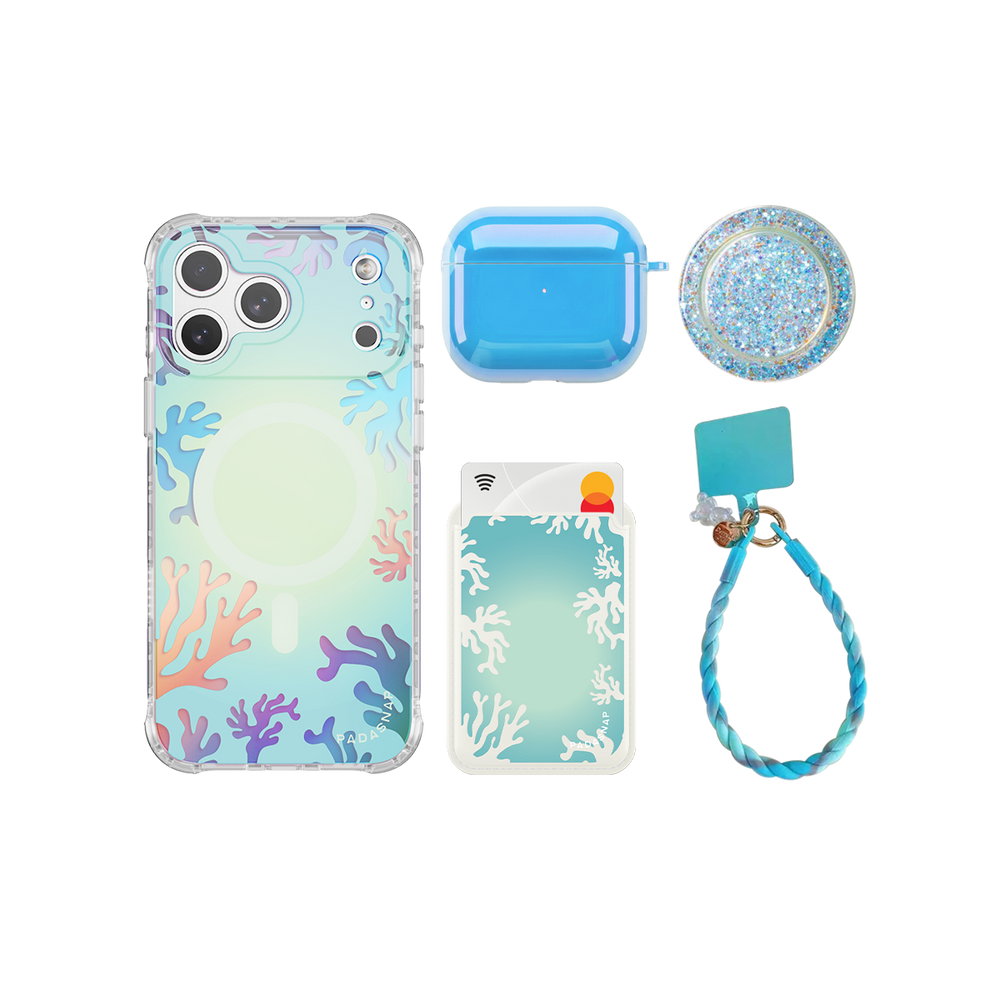 SunnyWrap Blue iPhone Bundle Set