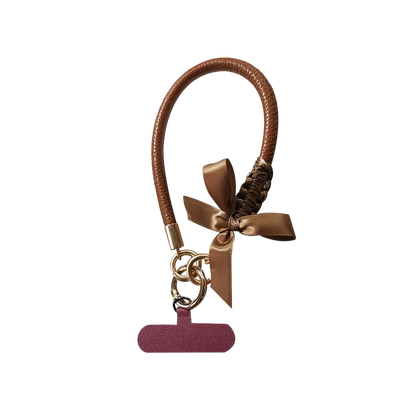 Elegant Bows | Leather Phone Strap