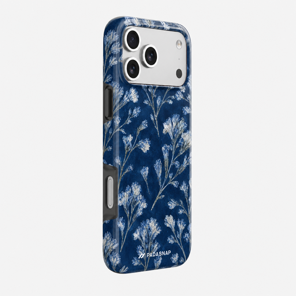 Indigo Bloom MagSafe Phone Case