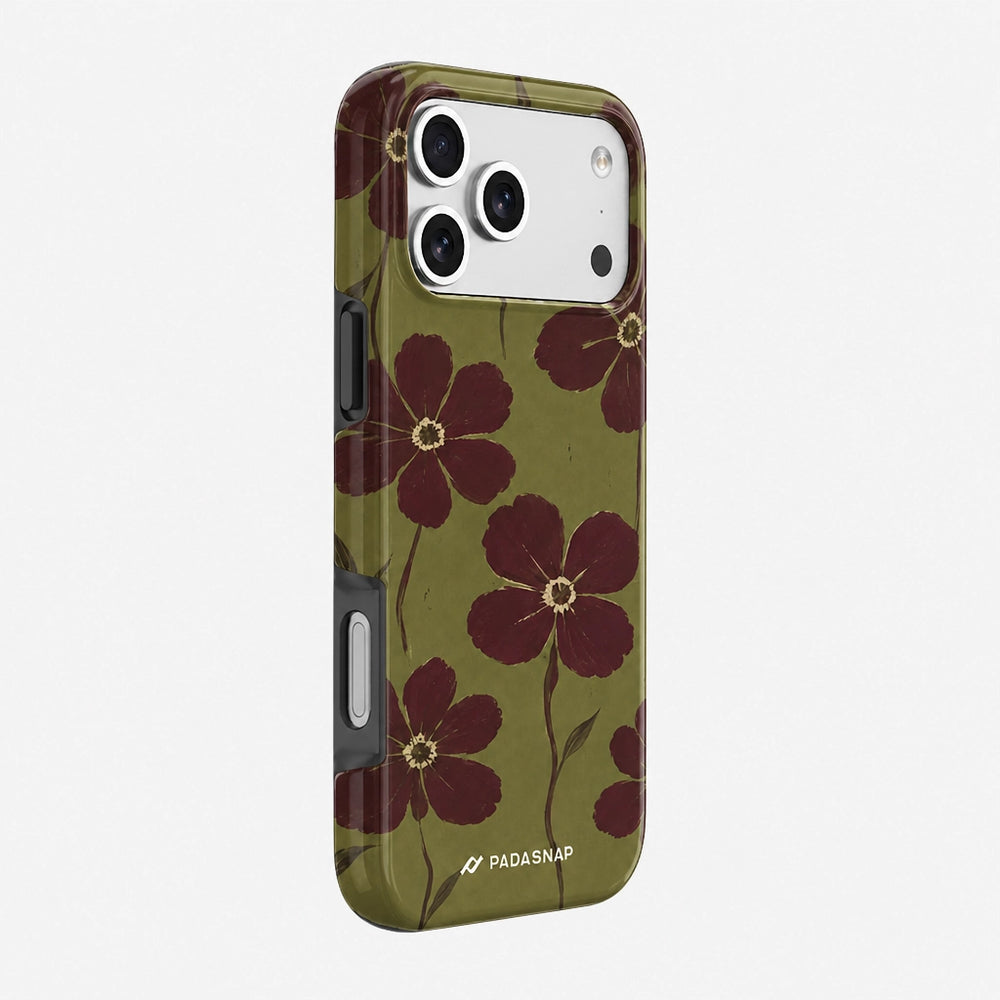 Olive Bloom MagSafe Phone Case