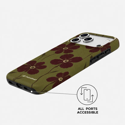 Olive Bloom MagSafe Phone Case