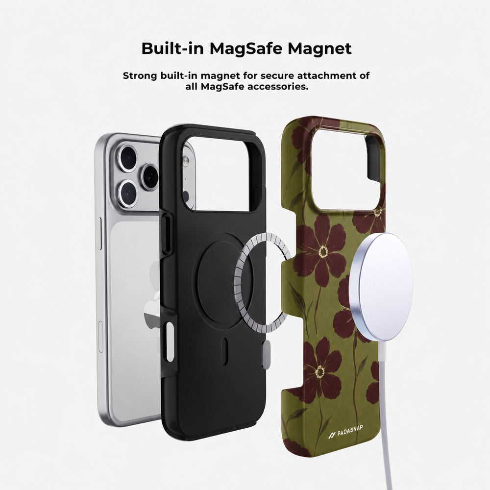 Olive Bloom MagSafe Phone Case