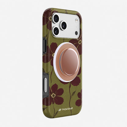 Olive Bloom MagSafe Phone Case Grip Set