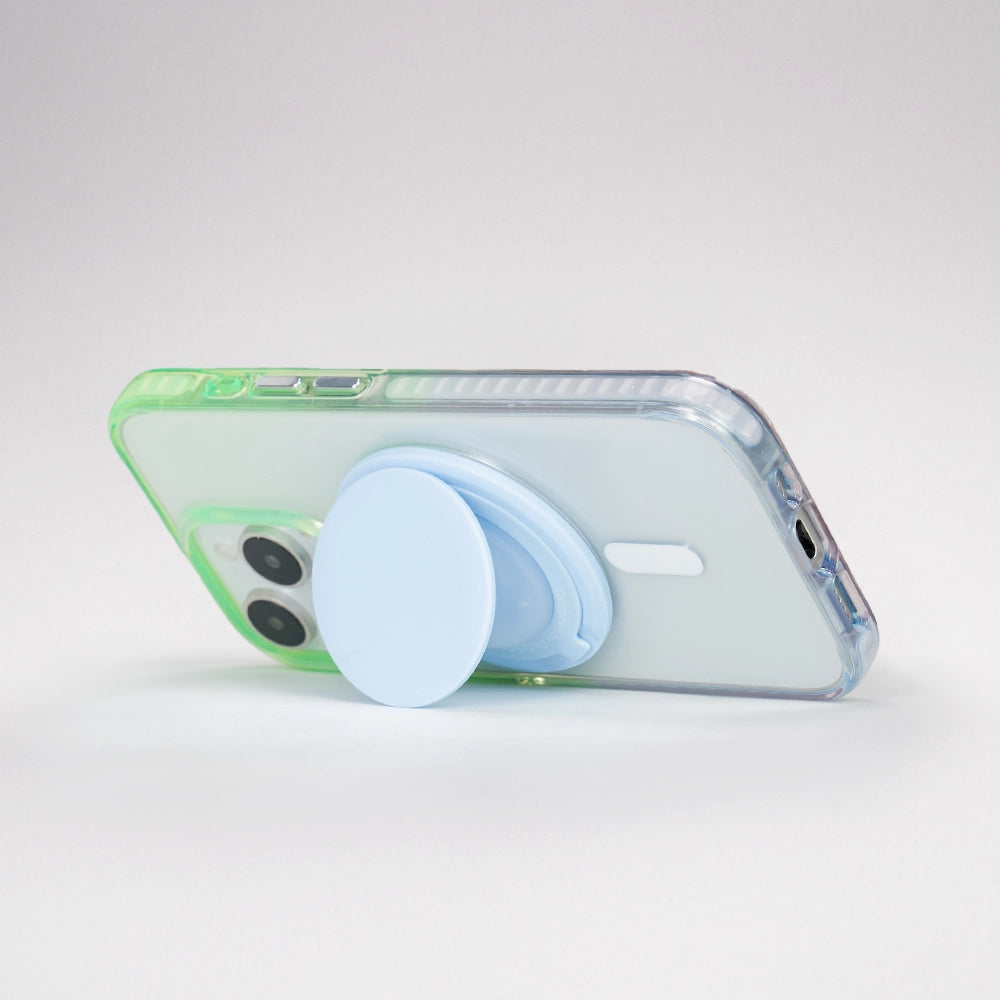 Color Clash Fantasia | Clear MagSafe Phone Case Grip Strap Set