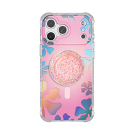 Iridescent SunnyWrap | Pink MagSafe Phone Case Grip Sets