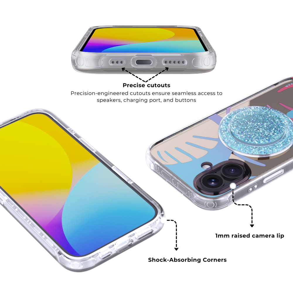 GreenScape | Blue MagSafe Phone Case Grip Set