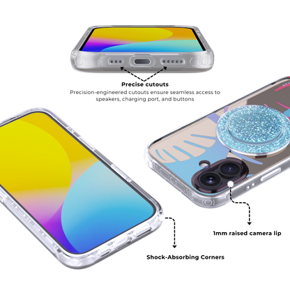 GreenScape | Blue MagSafe Phone Case Grip Set