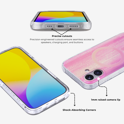 Radiant hues | Orange MagSafe Phone Case Grip Set