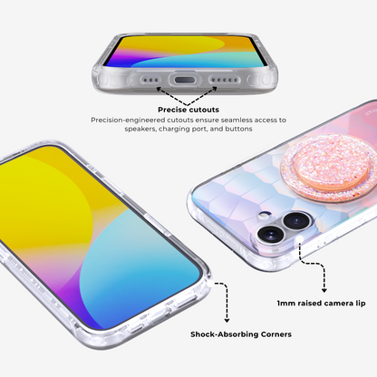 Fully Upgraded—Opaque！Vacay Glow MagSafe Phone Case Grip Set