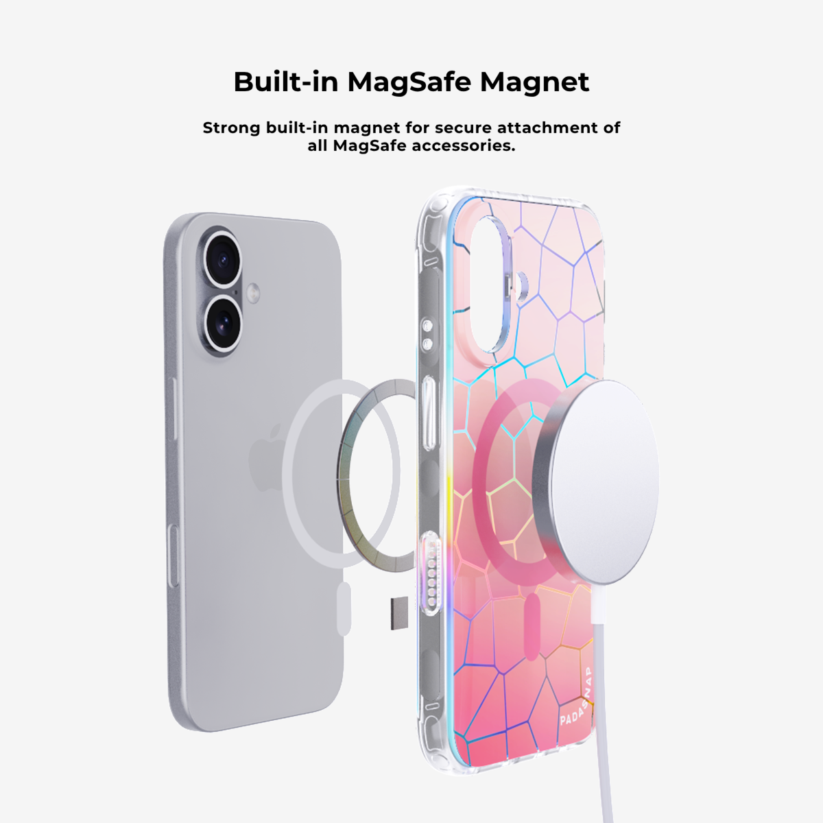 Vacay Glow Colorful MagSafe Phone Case Grip Set