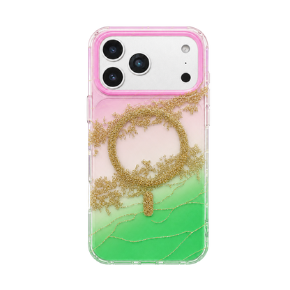 Gilded Gradient Clear MagSafe Phone Case
