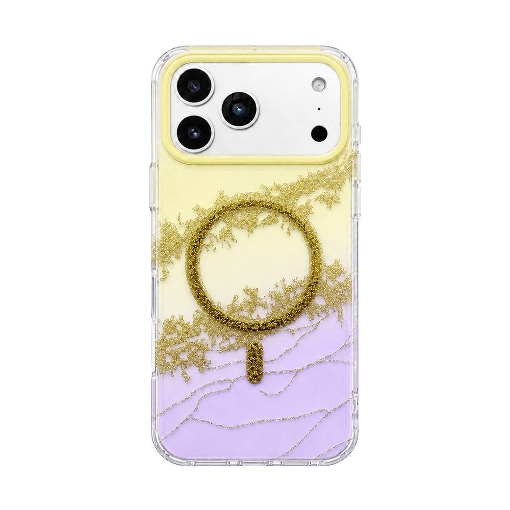 Gilded Gradient Clear MagSafe Phone Case