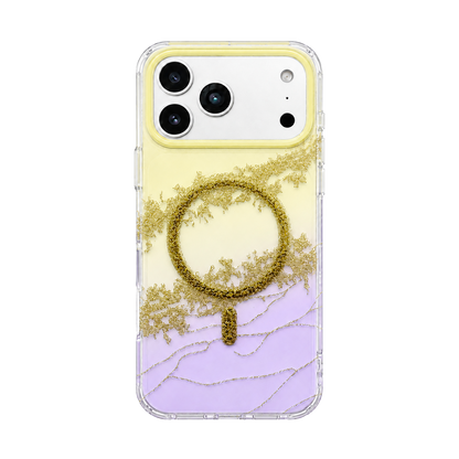 Gilded Gradient Clear MagSafe Phone Case