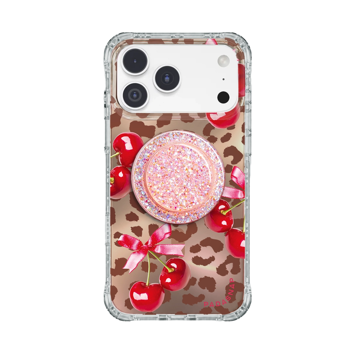 Cherry Luxe | Red MagSafe Phone Case Grip Set