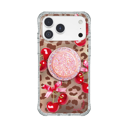 Cherry Luxe | Red MagSafe Phone Case Grip Set