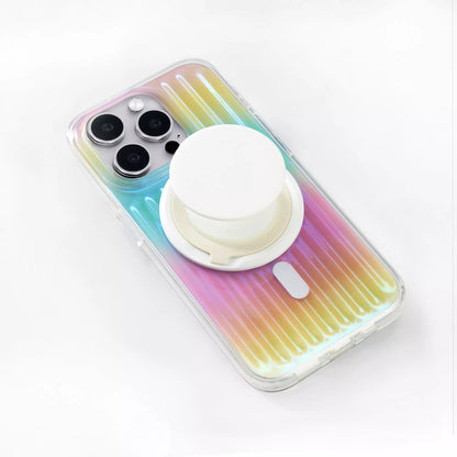 Vibrant Holiday | Laser Rainbow MagSafe Phone Case Grip Set