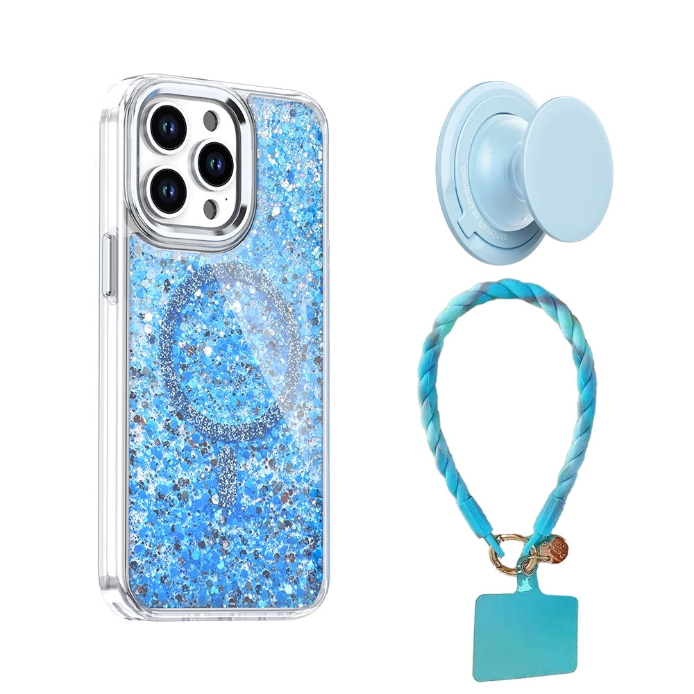 All That Glitter | MagSafe Phone Case Grip Strap With Removable Corners