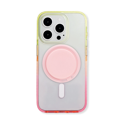 Color Clash Fantasia | Clear MagSafe Phone Case Grip Strap Set