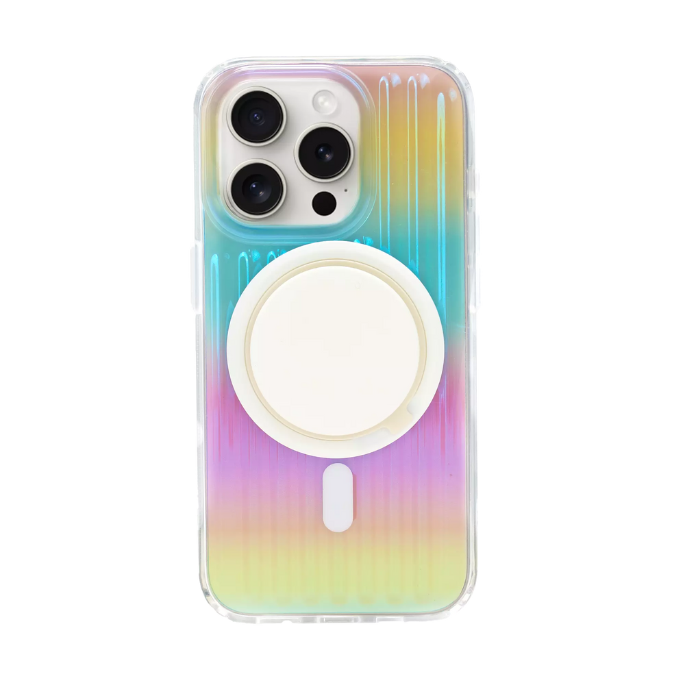 Vibrant Holiday | Laser Rainbow MagSafe Phone Case Grip Set