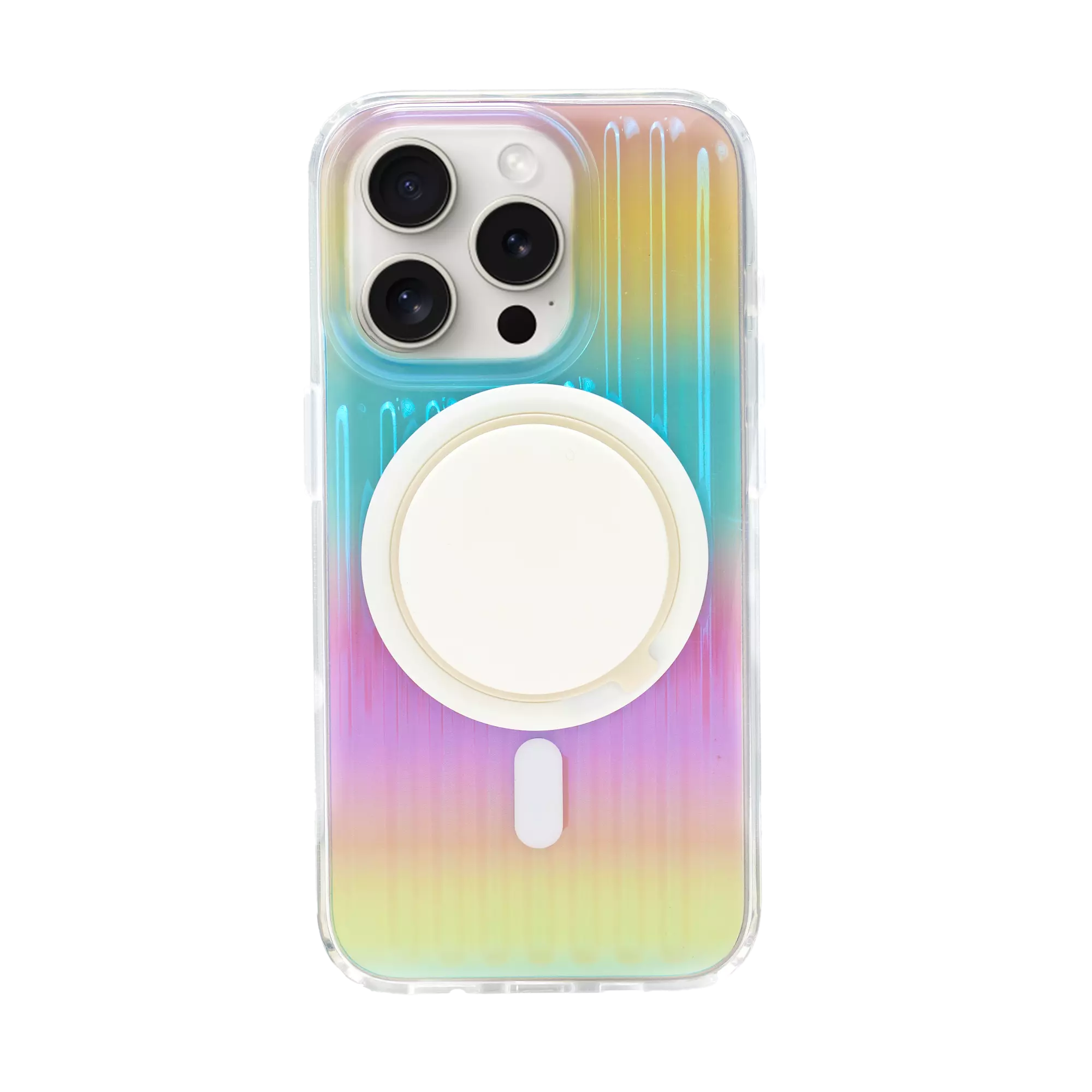 Vibrant Holiday | Laser Rainbow MagSafe Phone Case Grip Set