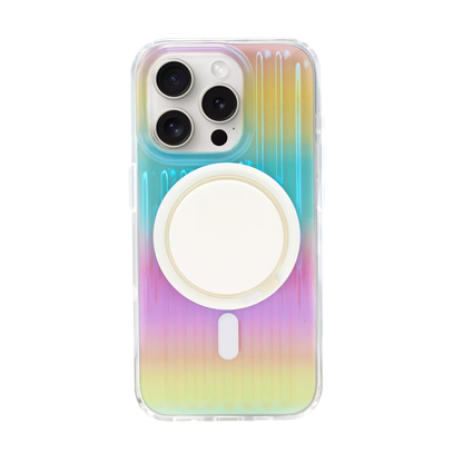 Vibrant Holiday | Laser Rainbow MagSafe Phone Case Grip Set