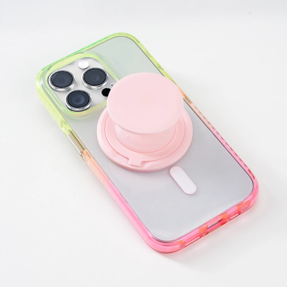 Color Clash Fantasia | Clear MagSafe Phone Case Grip Set