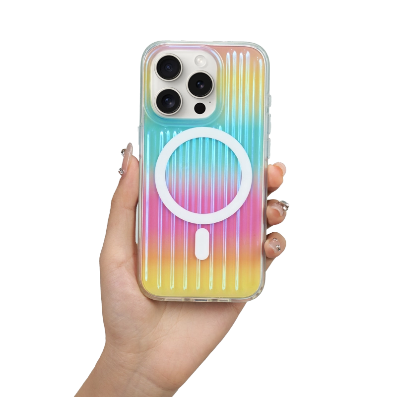 Vibrant Holiday | Laser Rainbow MagSafe Phone Case